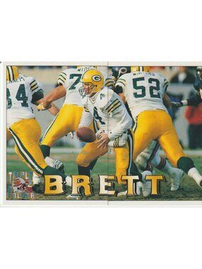 Brett Favre 1994 Pacific Trading Cards Triple Folder – Ungraded – Packers